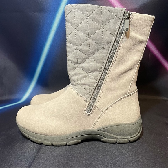 Lands End Quilted Side Zip Boot Women’s Size 7.5 - Picture 2 of 6